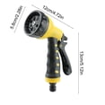 thumbnail image 3 of Multifunctional Garden Hose Nozzle Gun, Thumb Control on off Valve Hose Sprayer Nozzle, Car Wash High-Pressure Sprayer, For Watering Plants, Lawn & Garden, Washing Cars, Outdoor Fun, 3 of 7