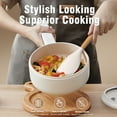 thumbnail image 3 of Silicone Cooking Utensils Set - Silicone Kitchen Utensils for Cooking Wooden Handles, 446°F Heat Resistant Kitchen Utensil Spatula Sets w Holder, Gadgets for Non-Stick Cookware BPA FREE (Multicolour), 3 of 4