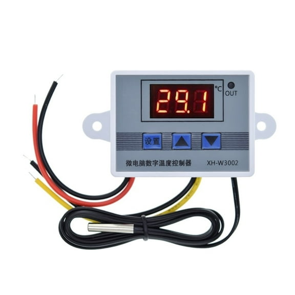 W3002 Digital Control Temperature Microcomputer Thermostat ,Switch Thermometer New Thermoregulator 12/24V ,Temperature calibrating