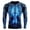 Blue, variant on CONFREE Halloween Mens Short Sleeve Tshirts Crew Neck Spooky Skeleton Graphic Lightweight Fall Casual Tees