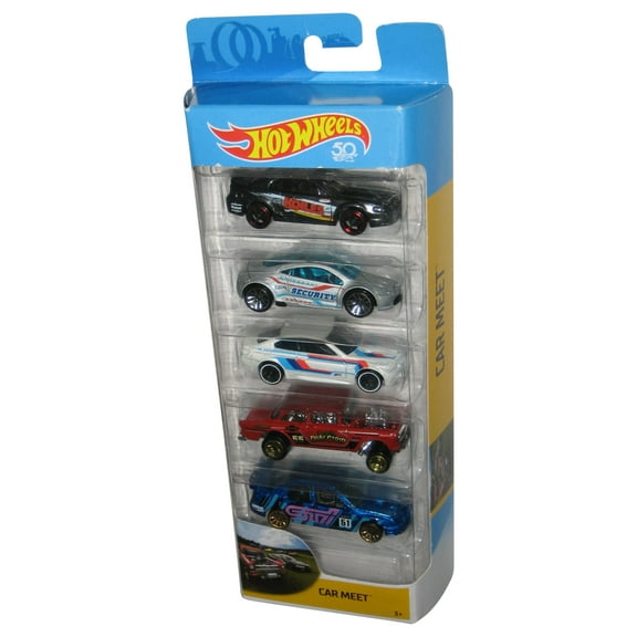 Hot Wheels Car Meet (2017) Mattel Car 5-Pack Box Set
