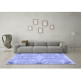 thumbnail image 3 of Ahgly Company Indoor Rectangle Abstract Blue Modern Area Rugs, 4' x 6', 3 of 4