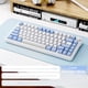 thumbnail image 2 of [Starlight White] Teclado Attack Shark X85 RGB Tres Modos Inalámbrico Intercambiable en Caliente Juego Grabado Lateral Teclado Luminoso Personalizado (Starlight White), 2 of 9