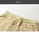 thumbnail image 5 of Pantalones Cortos de Cinturón de Vuelta Ropa de Trabajo de Tamaño Grande Todo Algodón Bolsillo Múltiple Fitting Suelto Deportes Casuales Capris, 5 of 7