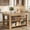 Light Brown, variant on Finmind 55-inch Kitchen Island with 3 Storage Shelves, Large Farmhouse Kitchen Shelf with Spacious Worktop, Vintage Brown (Easy to Assemble)