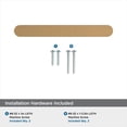 thumbnail image 4 of Amerock Rift 3-3/4 inch Center-to-Center Champagne Bronze Cabinet or Furniture Pull, 25 Pack, 4 of 4