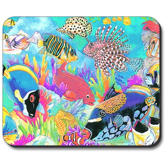 Art Plates Mouse Pad - Coral Reef