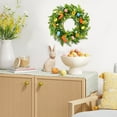 thumbnail image 7 of Clearance! Suncoda Easter Wreaths, Spring Garland 15.8"x15.8" Spring Wreaths for Front Door with Easter Eggs, Spring Twigs Flowers Decorations Colorful Indoor Outdoor Home Decor, Easter Decorations, 7 of 7