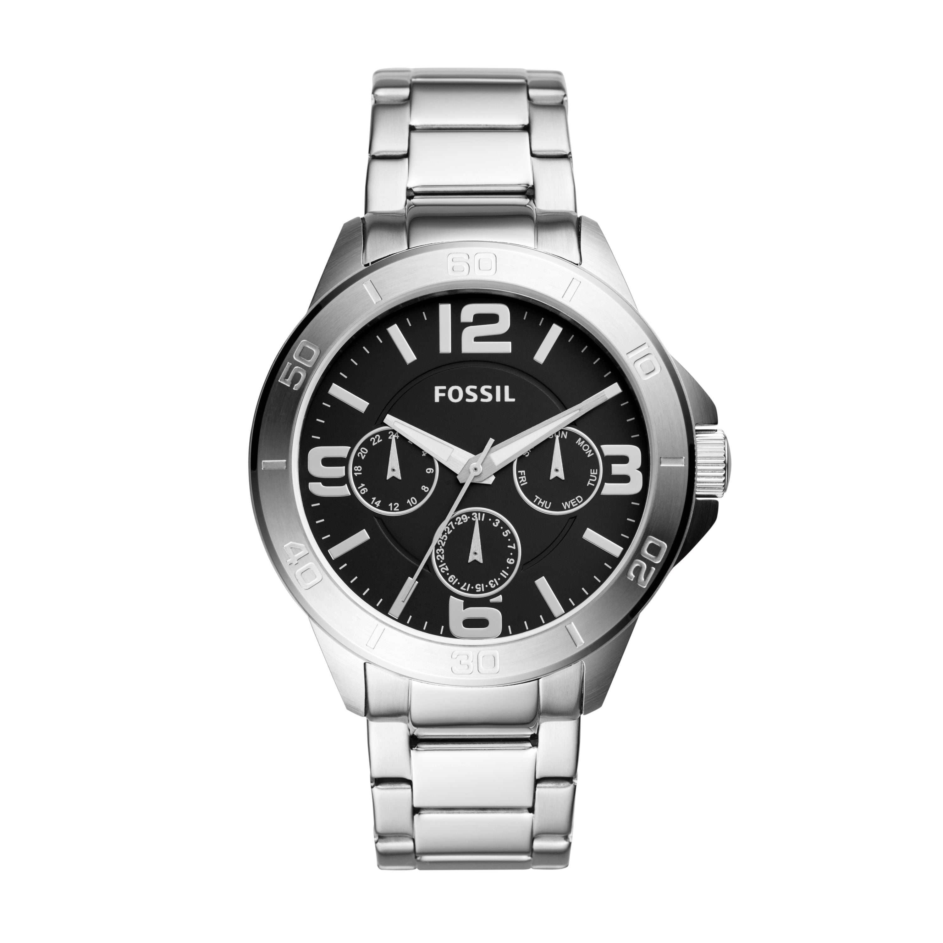 Fossil Men's Privateer Sport Silver Tone Stainless Steel Watch (Style ...