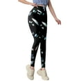thumbnail image 3 of Bibifish Womens Yoga Pants Butterfly Print Yoga Pants High Waist Stretchy Fabric Casual Walk & Streetwear Elegant Leggings For Ladies, 3 of 5