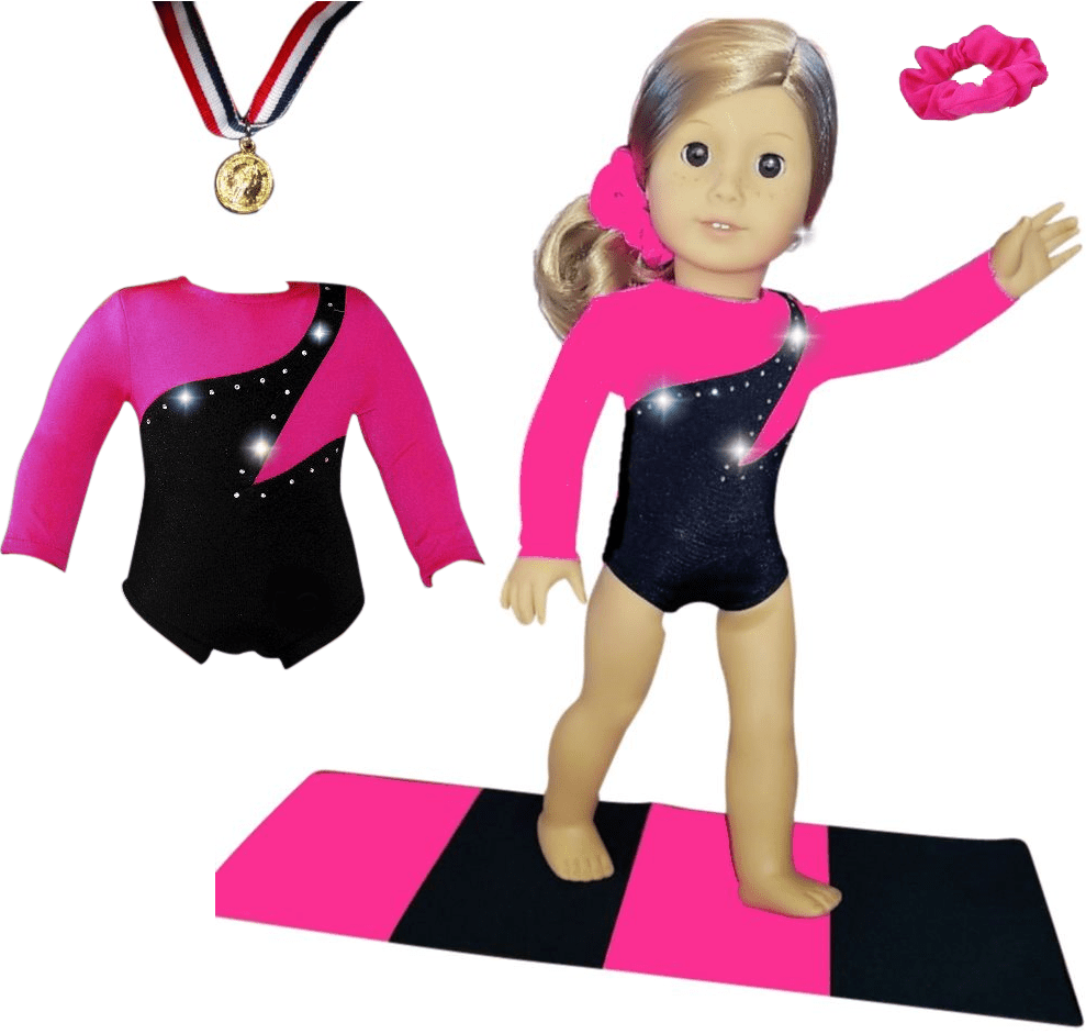 Gymnastics Leotard fits American Girl Doll Our Generation Doll 18" Doll Clothes 