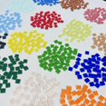 thumbnail image 4 of 50 piezas de mosaico de cristal de colores hechas a mano para manualidades, baño, cocina, decoración del hogar, proyectos de arte DIY, 4 of 5