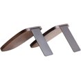 thumbnail image 3 of Bookends Support For Shelves,decorative Book Ends For Heavy Books/office Files/magazine(walnut Wood-2pcs), 3 of 5