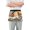 Cardinals Bird on Garden Fence, variant on Server Apron with 3 Pockets Waterproof Waitress Waist Short Apron for Man Woman Owl on Branch with Colorful Star 12 Inches