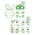 thumbnail image 3 of St Patricks Day Glitter Set Face Sticker For St. Patrick's Day Set Green Design Sticker For All Ages, 3 of 9