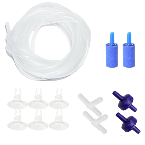 Aquaneat Aquarium Airline Tubing, 14feet Clear Air Pump Tubing with Accessories