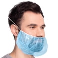 thumbnail image 1 of Safe-T Wear - 18" Beard Nets - Blue - 100 Beard Nets/Box, 1 of 1