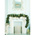 thumbnail image 4 of Serene Spaces Living Green Artificial Magnolia Leaf Garland, 4 of 6