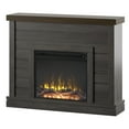 thumbnail image 5 of Twin Star Home Shiplap Wall Mantel Electric Fireplace", Weathered Gray, 5 of 6