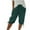 Green, variant on cfhntfmh Bermuda Shorts for Women Cotton Linen Knee Length Casual Summer Capri Pants Lightweight Beach Shorts with Pockets