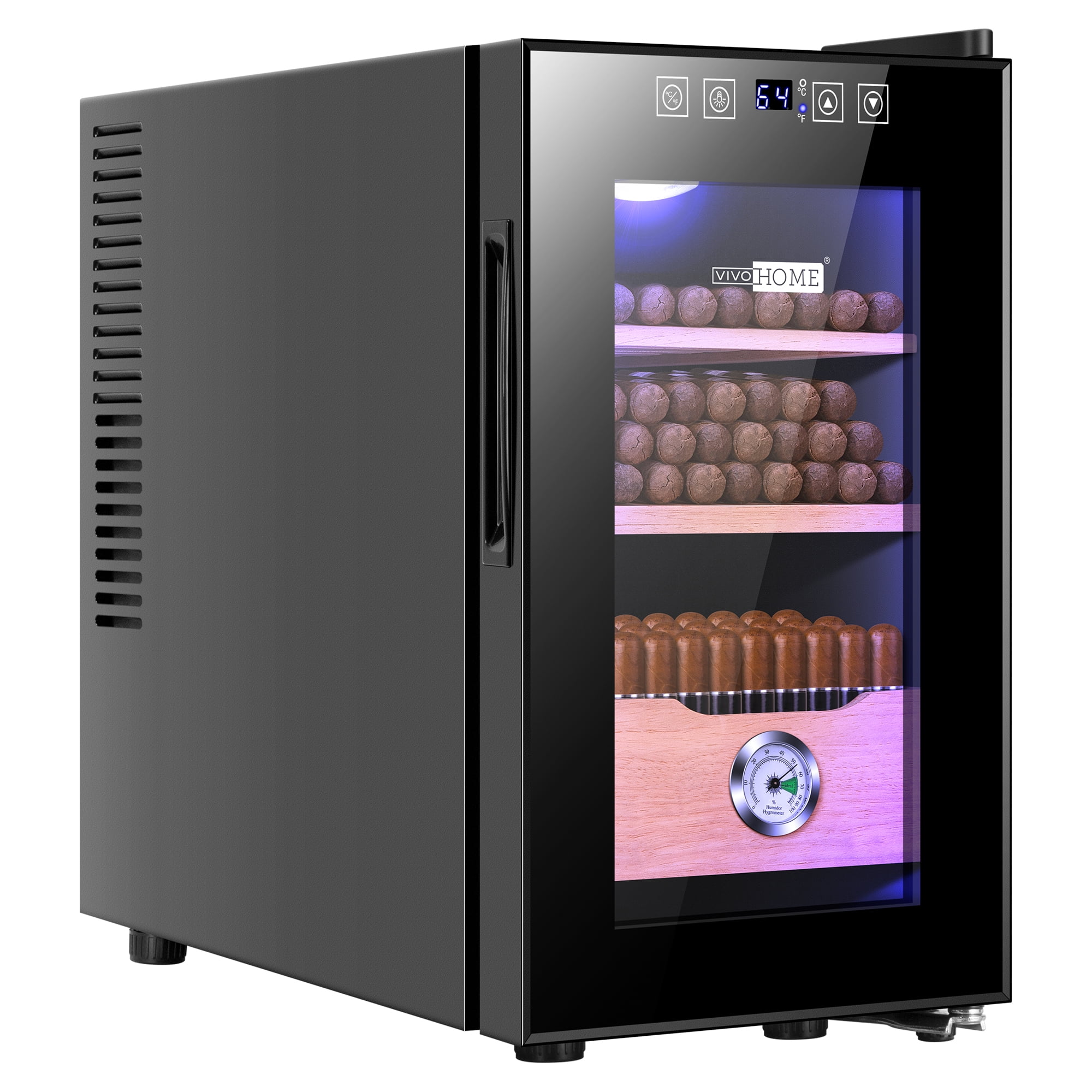 VIVOHOME 23 L Electric Humidor Cooler with Hygrometer, Temperature