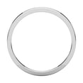 thumbnail image 2 of 14k White Gold 2mm Flat Band Ring - 2.0 Grams - Size 9, 2 of 2