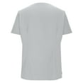 thumbnail image 6 of V-Neck Scrub Top for Women Breathable Short Sleeve Patch Pocket Medical Shirts Stretch Moisture-Wicking Blouse, 6 of 9