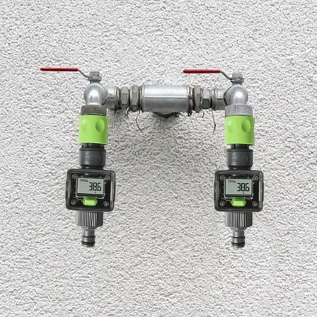 Water flow sensor accurately measures water flow data easy to install and read