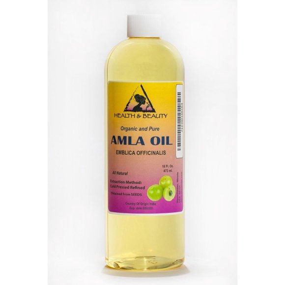 Amla / gooseberry seed oil refined organic cold pressed natural 100% pure 16 oz