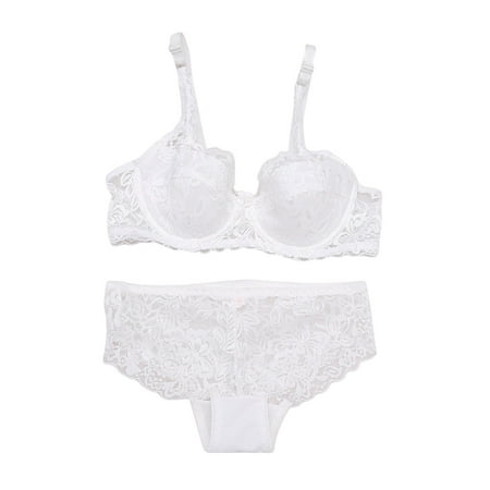 frariair Women s Underwire Lace Bra & Brief Set  Adjustable Straps Breathable Comfort Lingerie for Everyday & Special Occasions
