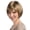 Yellow, variant on Short Straight Hair Wigs for Women with Side Bangs - Comfortable and Stylish for Everyday and Special Occasions