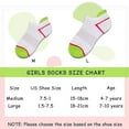 thumbnail image 4 of COOPLUS Boys & Girls Ankle Socks Cotton Athletic Low-Cut Socks for Little Big Kids 12 Pairs, 4 of 7
