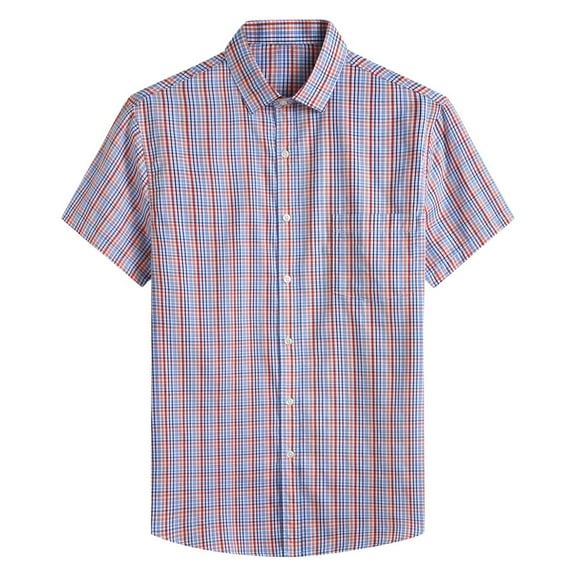 CHGBMOK Dress Shirts for Men Short Sleeve Shirt Casual Summer Beach Button Down Shirts L-6XL