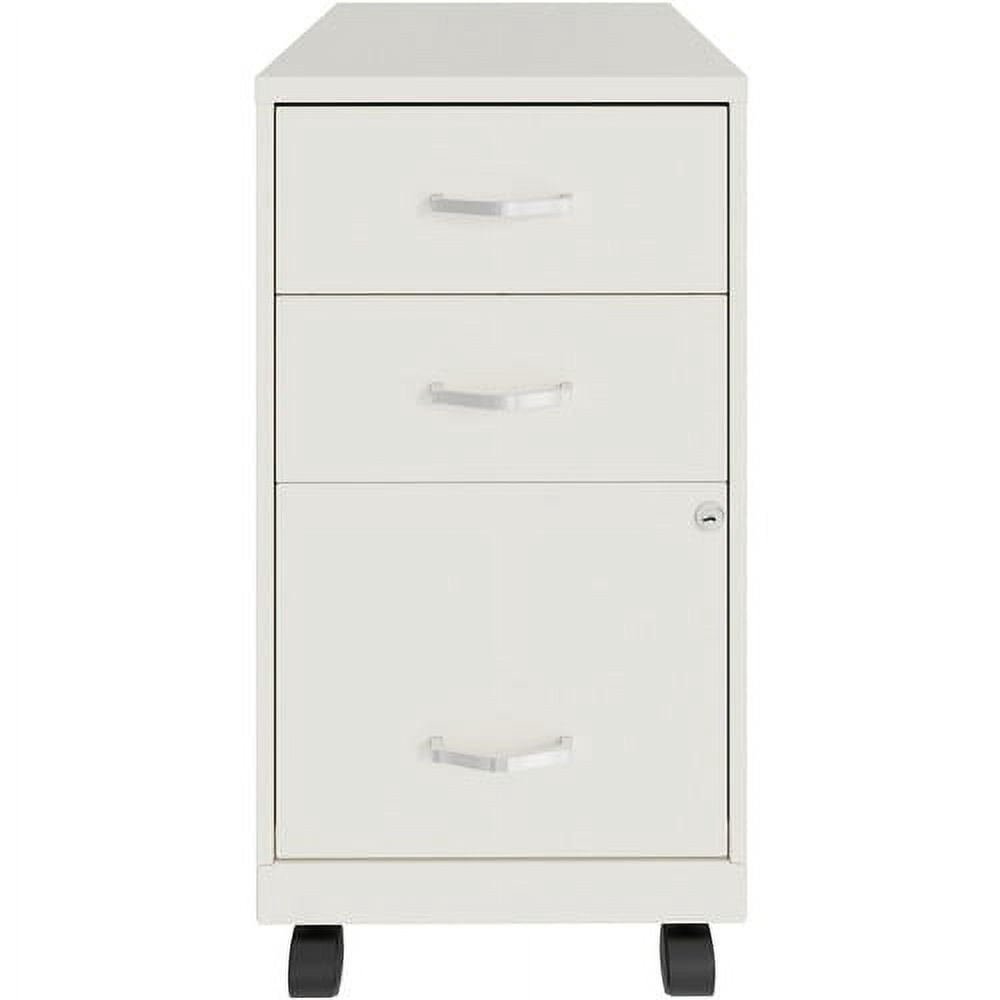 Lorell Soho The 3-Drawer Organizer Cabinet 14.3" x 18" x 26.7" - 3 x Box Drawers, File Cabinet