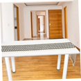 thumbnail image 2 of Cozy Black White Tablecloth Tassel Table Runner Home Decor Ideal for Buffet and, 2 of 5
