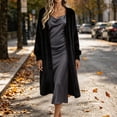 thumbnail image 6 of Gamivast Long Cardigan Sweaters for Women Plus Size Fuzzy Open Front Duster Coat Soft Fluffy Knit Outerwear Long Sleeve Casual Loungewear Cozy Cover Up for Fall Winter, 6 of 6