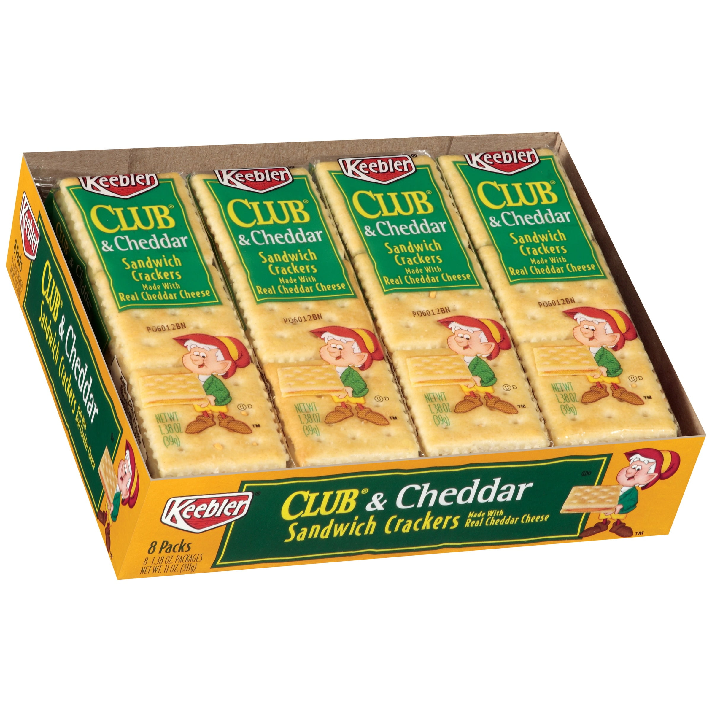 Keebler Club Cheddar Sandwich Crackers Made With Real Cheddar Cheese My Xxx Hot Girl 