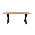 thumbnail image 2 of Porter Designs Manzanita Solid Acacia Wood Dining Table - Natural, 2 of 9