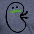 thumbnail image 3 of CafePress - Kidney Mustache T Shirt - Mens Tri-blend T-Shirt, 3 of 4