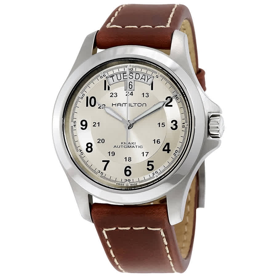 Hamilton Khaki Field King Automatic Beige Dial Mens Watch H64455523