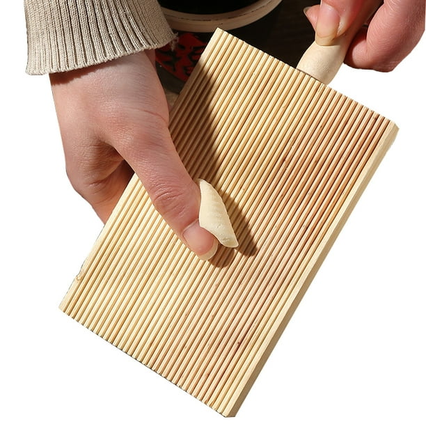 Gnocchi Boards And Wooden Butter Paddles For Rolling Dough Gnocchi