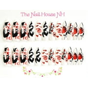 Anime Dreams Stiletto Press On Nails by The Nail House NH - 24 Pieces