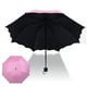thumbnail image 1 of Paraguas pequeño de viaje plegable compacto rosa | Diseño resistente y ligero con 8 varillas para mujer | Protección contra lluvia, sol y rayos UV | Diámetro 36.2 pulgadas | Plegado 9.8 pulgadas | 1, 1 of 9