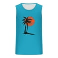thumbnail image 5 of GERsome Mens Tank Tops Summer Beach Vacation Muscle Tee Hawaiian Graphic Crewneck Sleeveless T Shirts S-2XL, 5 of 5