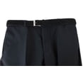 thumbnail image 5 of BRUHL Steward Classic Plain Front Wool Mix Trousers - Black, 5 of 5
