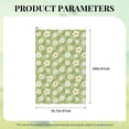 thumbnail image 4 of Vsdgher Daisies Flowers Print Golf Towel Golf Gift for Men and Women Golf Towel with Carabiner Clip to Quickly Remove Sand, Mud, Dirt and Sweat, 4 of 8