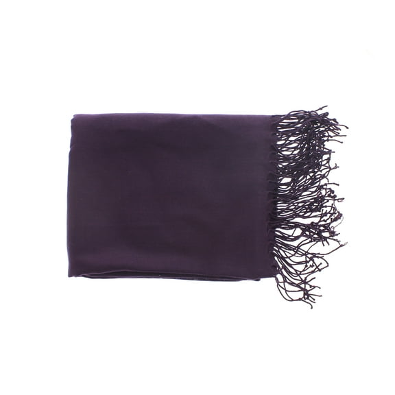 Pashmina-Style Shawl 26 in wide by 72 in long Regal Amethyst