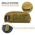thumbnail image 1 of 3 uds. Estuche para gafas de caza al aire libre, bolsa para colgar en la cintura (barro), 1 of 4
