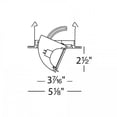 thumbnail image 2 of WAC Lighting WAC 4" Round Aluminum Adjustable Directional Trim in White, 2 of 2