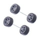 thumbnail image 1 of Juego de Ruedas y Neumáticos 1:64 Perfecl Accesorios de Coche de Aleación RC Gris, 1 of 8